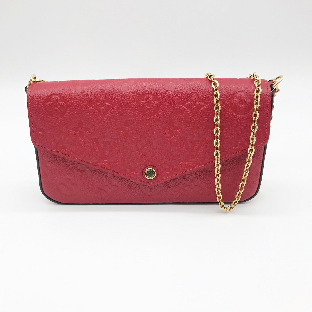 M スカーレット ポシェットフェリシー モノグラムアンプラント Louisvuitton Mチェーンショルダーバッグゴールド金具 Louis Louis Aランク グランルージュ広島 レディースバッグ ルイヴィトン ショルダーバッグ メッセンジャーバッグ