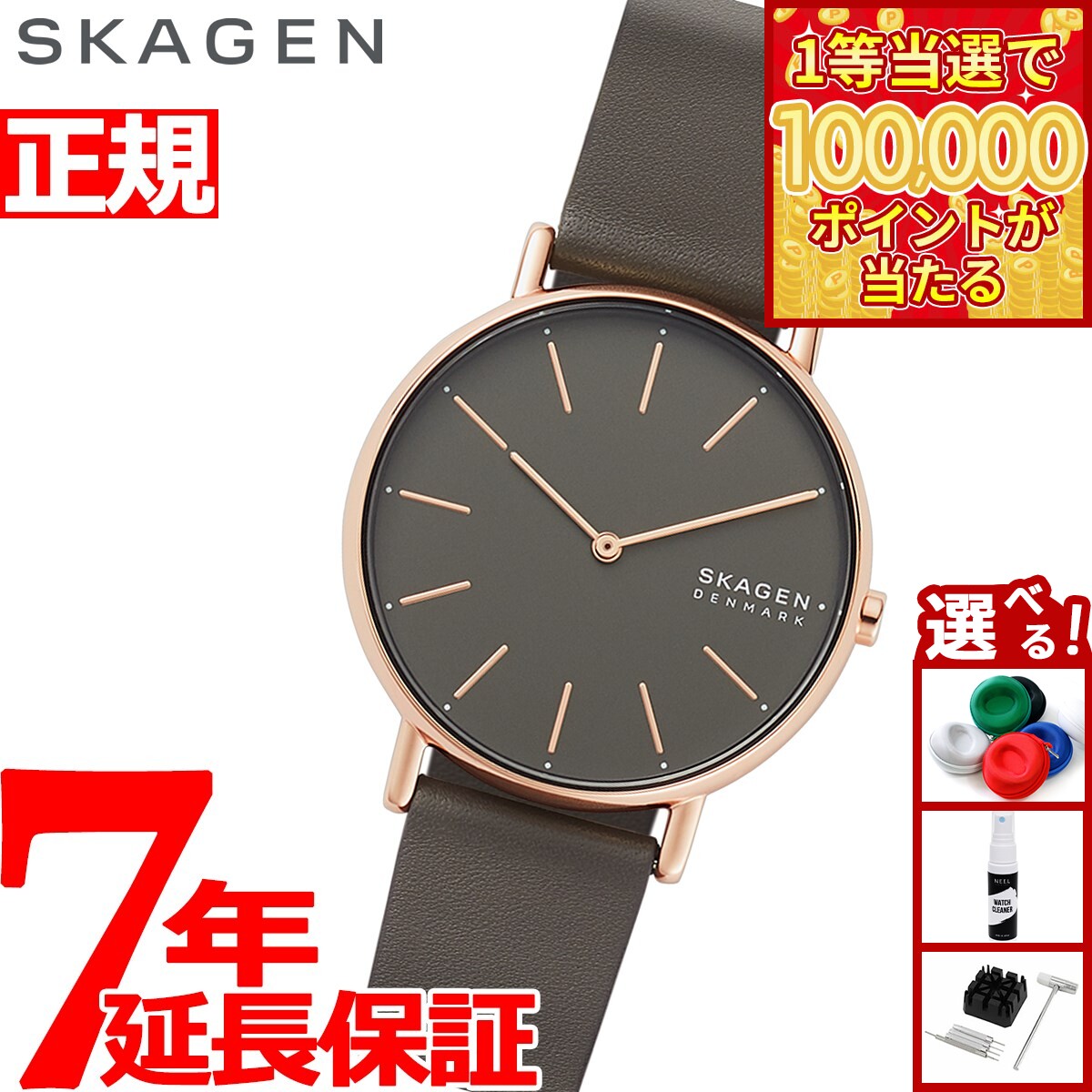 【1等最大10万ポイント当たる！20日から！】スカーゲン SKAGEN 腕時計 レディース シグネチャー SIGNATUR SKW2794