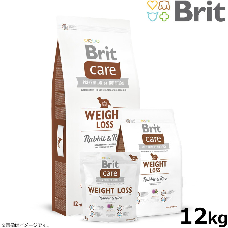 【プレゼント付き】ブリットケア Brit Care ドッグフード ウエイトロス 12kg 成犬用 体重管理 無添加|NEEL 横浜 店
