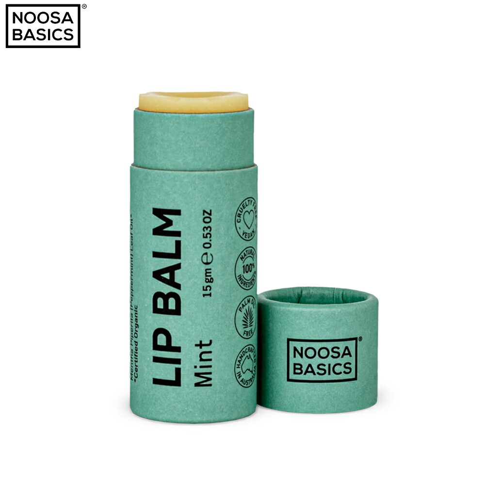 [Up to 41 times more in-store points! Today only!] NOOSA BASICS Lip Balm Mint 15g