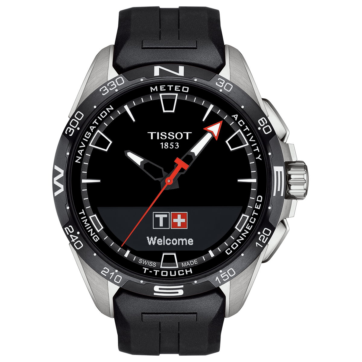 【7/25限定!抽選で10000ptバック】【選べるノベルティー付き】T1214204705100 ティソ TISSOT TISSOT T-タッチ コネクト ソーラー 腕時計 メンズ スマートフォン連動 T121.420.47.051.00|NEEL 横浜 店