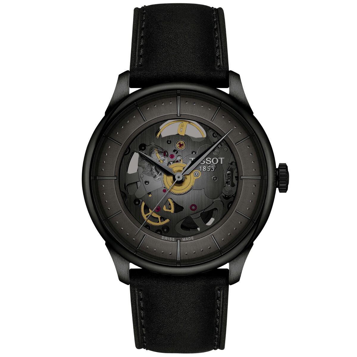 【店内ポイント最大54倍！本日限定！】【選べるノベルティー付き】ティソ TISSOT シュマン デ トゥレル スケルトン T139.836.36.441.00 腕時計 メンズ レディース 自動巻き