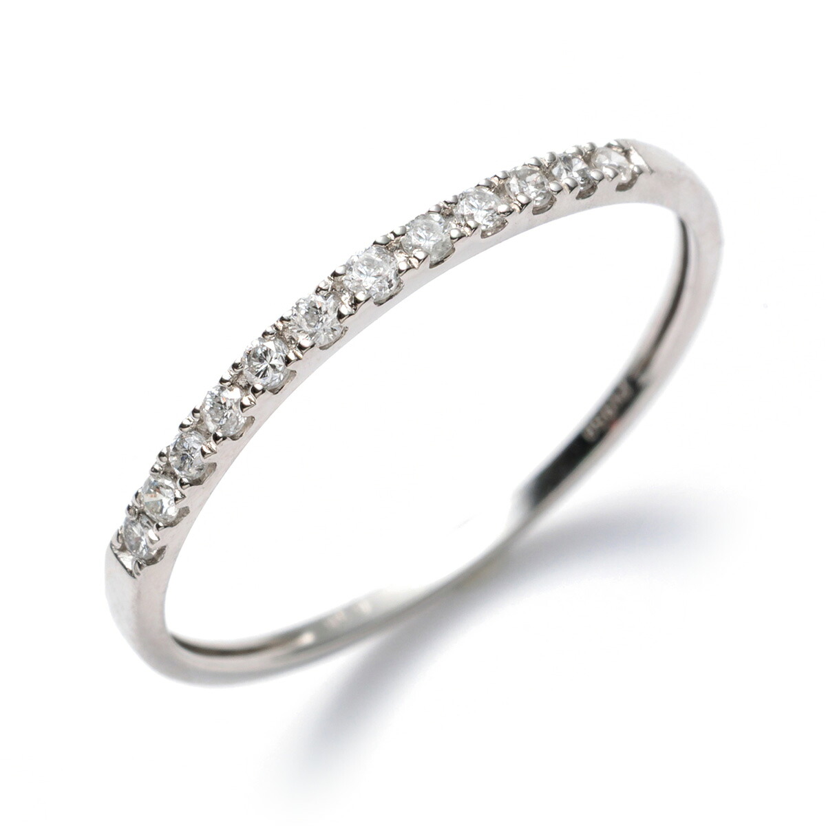 【店内ポイント最大54倍！本日限定！】プラチナ ダイヤモンド リング 指輪 15号 0.1カラット 0.1ct DR71-01P15