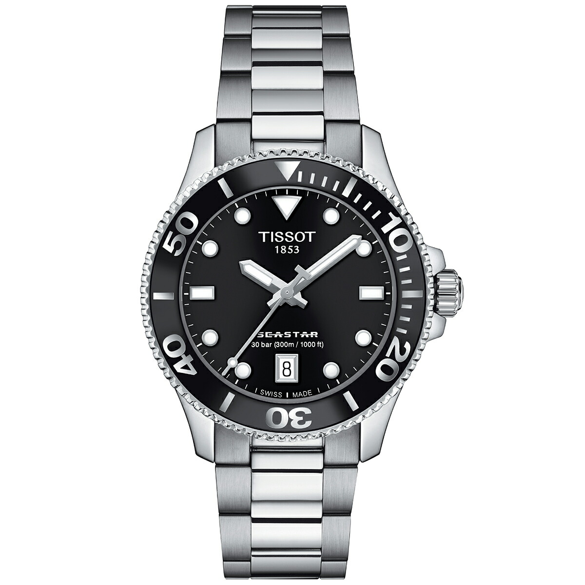 【1等最大10万ポイント当たる！20日から！】【選べるノベルティー付き】ティソ TISSOT シースター SEASTAR 1000 36MM クオーツ T120.210.11.051.00 ダイバーズウォッチ 腕時計 メンズ レディース