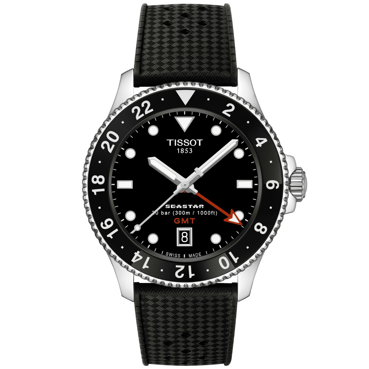 【抽選で最大10000ptバック！4/15限定！】【選べるノベルティー付き】ティソ TISSOT シースター SEASTAR 1000 クオーツ GMT T120.852.17.051.00 腕時計 メンズ