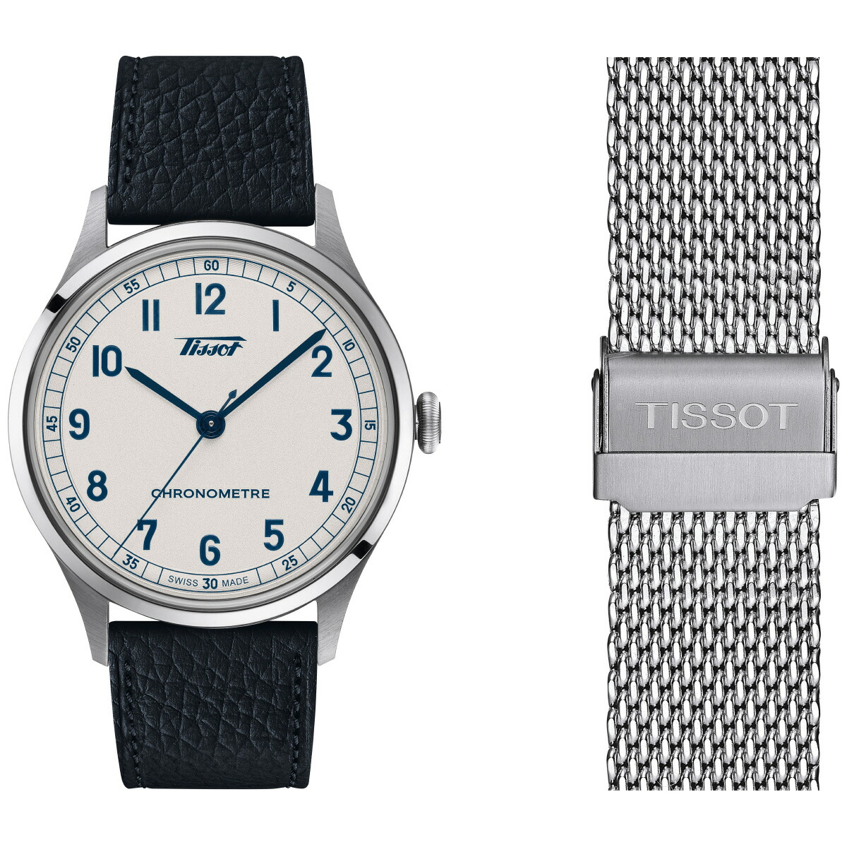 【店内ポイント最大50倍！本日限定！】【選べるノベルティー付き】ティソ TISSOT ヘリテージ 1938 オートマティック COSC T142.464.16.032.00 腕時計 メンズ 自動巻き 74,415円