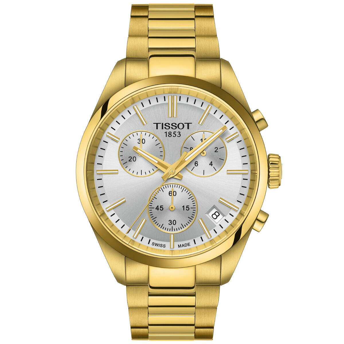【抽選で最大10000ptバック！4/15限定！】【選べるノベルティー付き】ティソ TISSOT PR 100 CHRONOGRAPH ピーアール 100 クロノグラフ T150.417.33.031.00 腕時計 メンズ