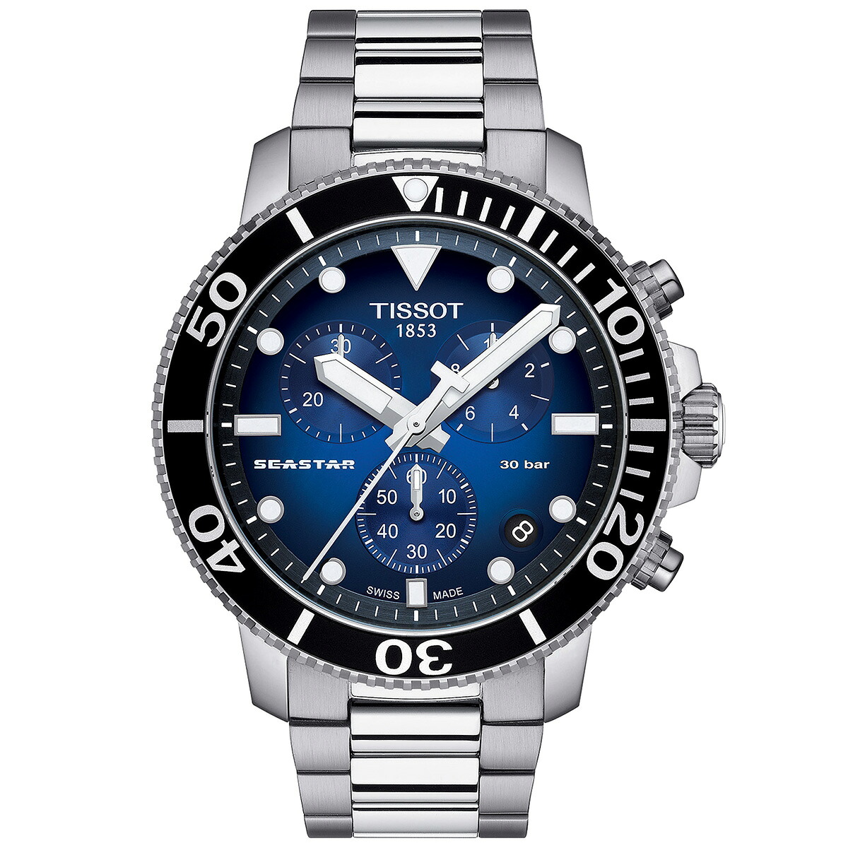 【1等最大10万ポイント当たる！31日まで！】【選べるノベルティー付き】ティソ TISSOT 腕時計 メンズ シースター 1000 クロノグラフ SEASTAR 1000 CHRONOGRAPH T120.417.11.041.01