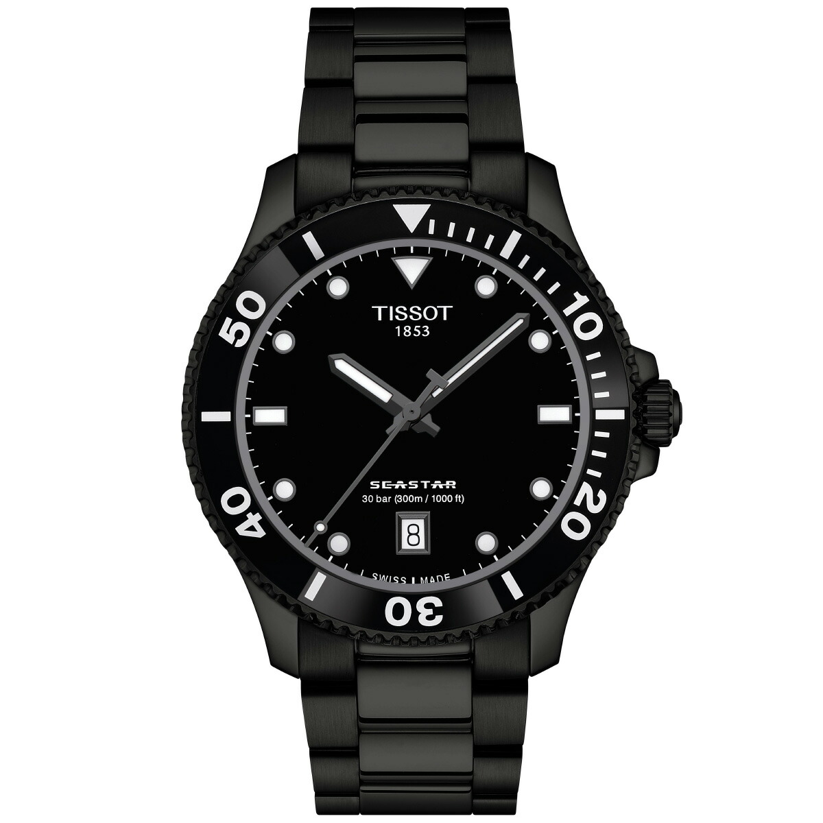 【1等最大10万ポイント当たる！20日から！】【選べるノベルティー付き】ティソ TISSOT シースター SEASTAR 1000 クォーツ 40MM T120.410.33.051.00 腕時計 メンズ レディース【2025 新作】