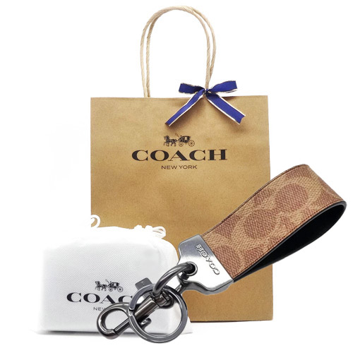 【コーチ職紙袋付き添い人 差し上げ物荷造り無料】COACH コーチ職  キーホルダー 手当たり輪っか シグネチャーバッグチャーム CAQ07 QBTN2【新品 新作 押さえるひな形】【 ブランド名 手当たり輪っか ブランド名 キーホルダー】【COACH コーチ職】【楽ギフ_荷造り】【コンビニエンスストア受け取り証書相応う商いもの】
