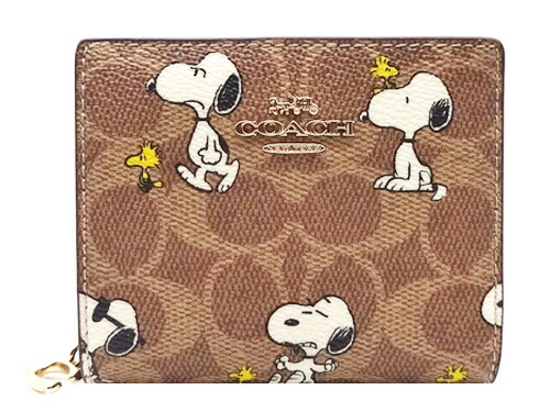 楽天市場】コーチ スヌーピー COACH 小物 財布 二つ折り財布