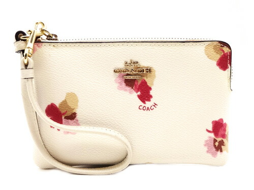 楽天市場】【バッグ】COACH コーチ スモール リストレット フローラル