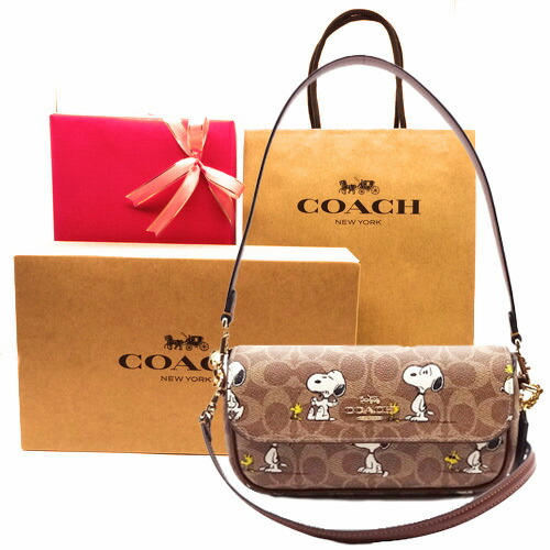 楽天市場】安心の国内発送 コーチ スヌーピー COACH バッグ ショルダー