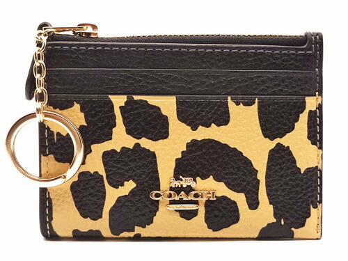【コーチ紙袋付き ギフト包装無料】COACH コーチ コインケース パスケース 小銭 定期 レオパード プリント ペブルレザー CBL-75 IMXAC COACH ブランド【新作モデル・新品 限定モデル】【COACH コーチ】【楽ギフ_包装】【コンビニ受取対応商品】