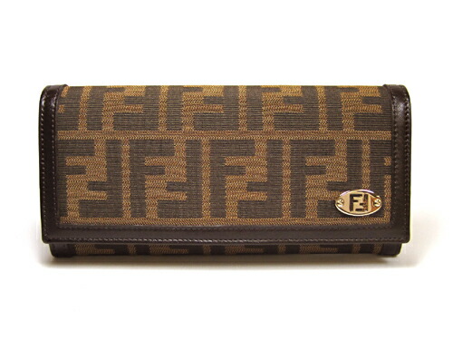 【楽天市場】フェンディ財布 FFズッカ柄二つ折り長財布 8M0251 00CA7 F0MR5 FENDI 【2010年新作 フェンディ財布