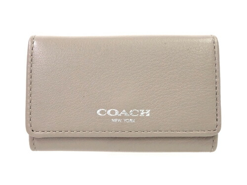 【コーチ 紙袋付き ギフト包装無料】コーチ キーケース レザー 6連キーケース 51167 SVC2J グレージュ【COACH コーチ】【楽ギフ_包装】【コンビニ受取対応商品】
