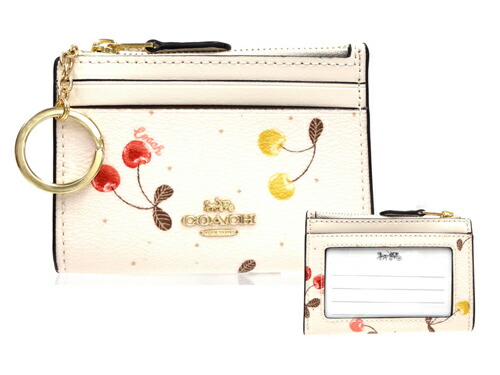 全国宅配無料 コーチ箱 紙袋付き ギフト包装無料 Coach コーチ コインケース パスケース 小銭 定期 チェリープリント C 171mcah モデル 新品 Coach コーチ 楽ギフ 包装 あす楽 楽天1位 Hughsroomlive Com