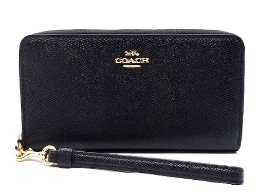 【コーチ 紙袋付き ギフト包装無料】コーチ 財布 COACH 長財布 クロスグレインレザー アコーディオン長財布 C-3441 IMBLK COACH【新作 新品 限定モデル】【COACH コーチ】【サイフ さいふ】【楽ギフ_包装】【コンビニ受取対応商品】