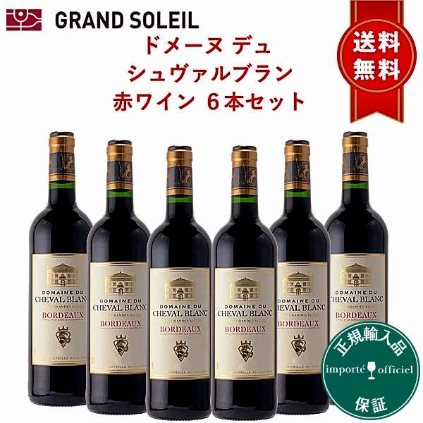 【送料無料】ドメーヌ デュ シュヴァルブラン 赤ワイン 6本セット フランス ボルドー ワインセット デイリー コスパ フルーティ 飲み比べ セット まとめ買い 家飲み おすすめ