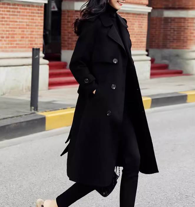 EPOCA トレンチコート　スプリングコート　ゼブラ柄　40 Lサイズ Social GIRL（ソーシャルガール） トレンチコート コート ヨーク切替