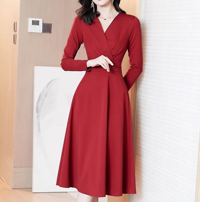 レディース 衣装 太陽フレア 膝下 ミモレ 長袖 カシュクール か細い 細身 A生産ライン 女子らしい 酉の方角目じるし チャック 御機嫌酉の方角 成年者好いたらしい 好いたらしいめ 分かりやすい 雅びやか 今めかしい レトロ ガーリー 雅びやか 今めかしい 古典的 第一義的 ローマン的