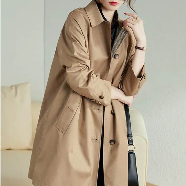 楽天市場】アウター レディース ステンカラーコート トレンチコート