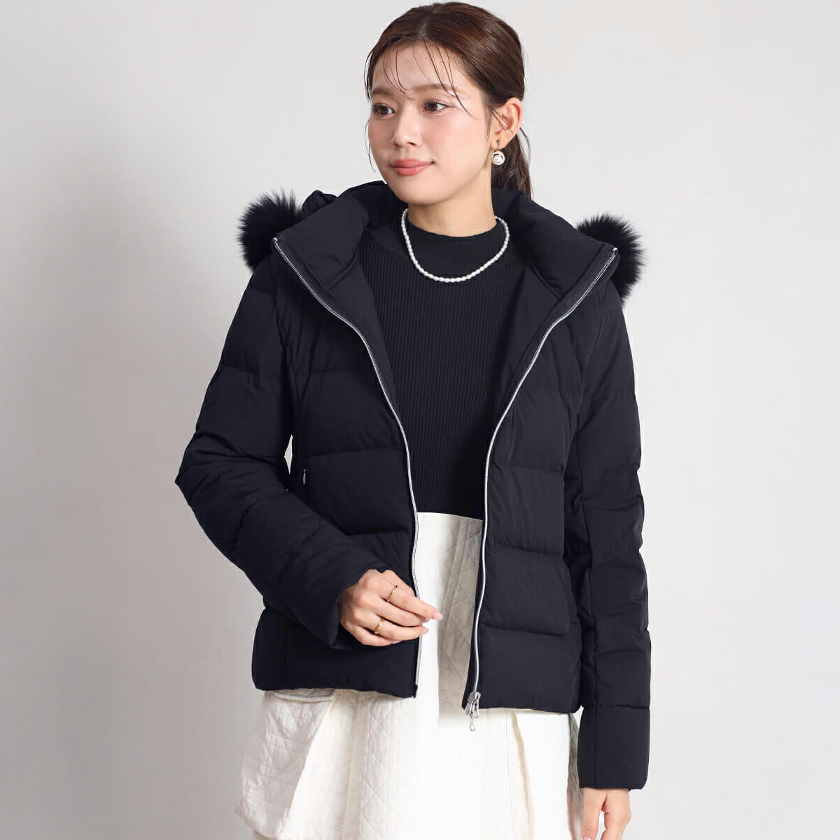 【500円OFFクーポン＆P10倍】【FENNEL フェンネル】ショートコート アウター ダウン 羽織り 高品質ダウン ソフトな着心地レディース 大人 抜け感 フェミニン カジュアル キレイめ 保温性｜YAMADAYA STORE