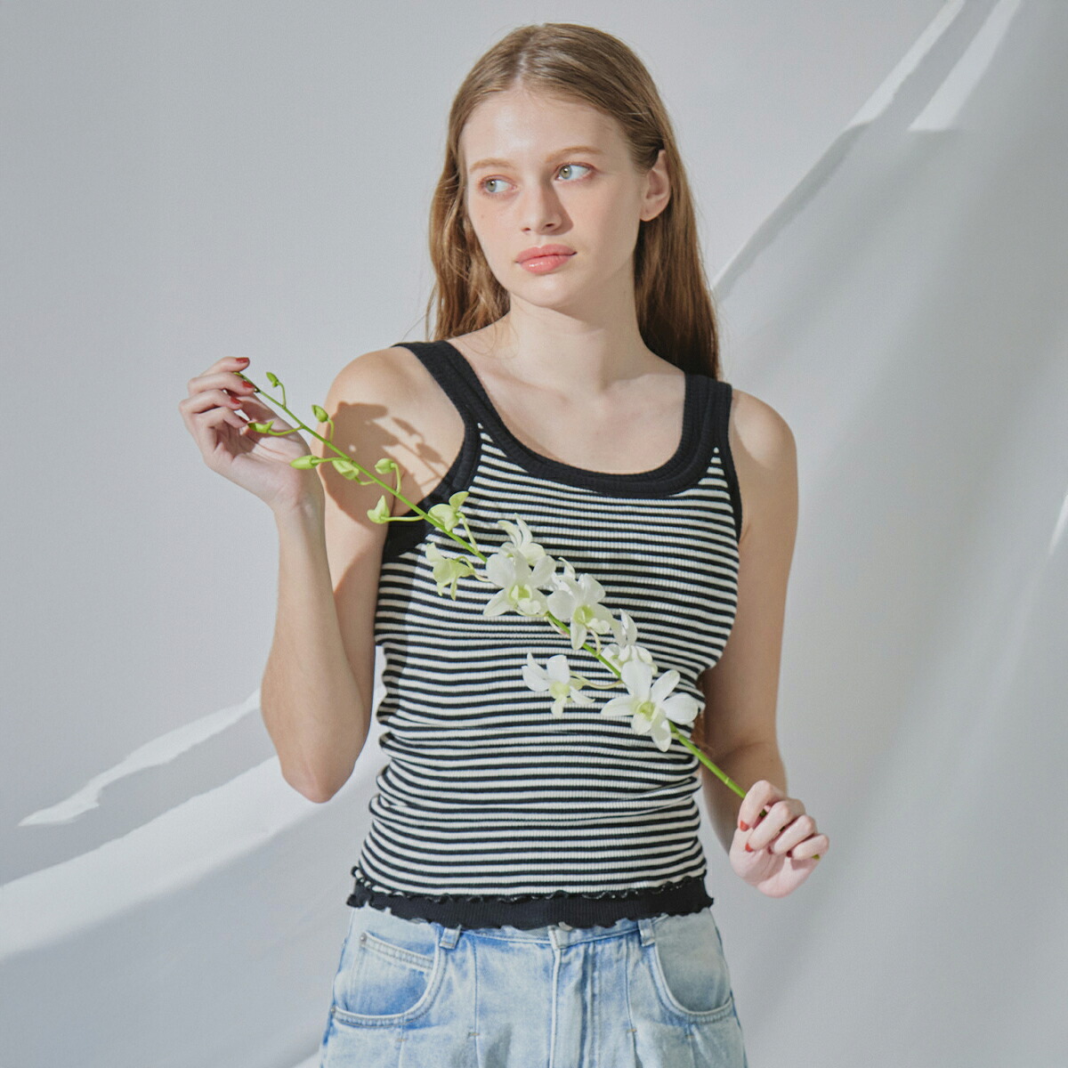 【500円OFFクーポン＆P10倍】【Ample アンプル】【Ample別注】PALM BASIC CUPTANK SET トップス PALM ノースリーブ インナー カップ付き ナチュラル レディース カジュアル フェミニン キレイめ リラクシー 抜け感 ウォッシャブル｜YAMADAYA STORE