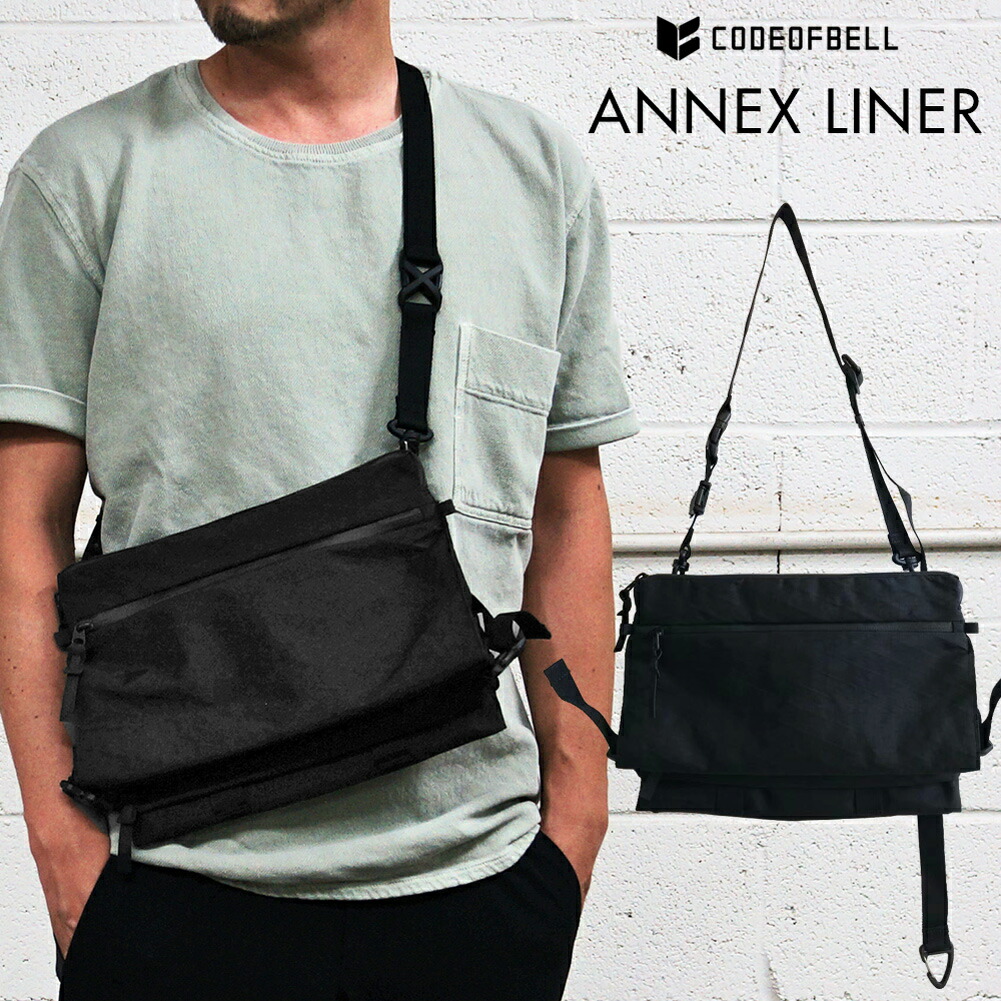 現金特価 ショルダーバッグ メンズ サコッシュ 小さめ 多機能 ショルダーバッグ 斜め掛け ミニショルダー 夏フェス スポーツ Code Of Bell コードオブベル Annex Liner Gnine ジーナイン Rakuten Gsp Sib Ru