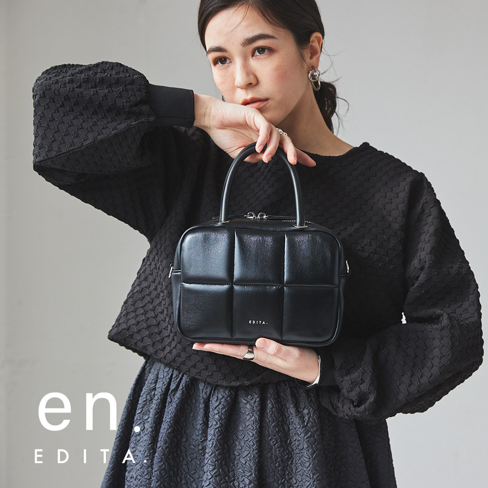 EDITA. en. エディータ　ネオプレンベルトハンドバッグ EDITA.（エディータ）の「EDITA./エディータ ネオプレン 軽量