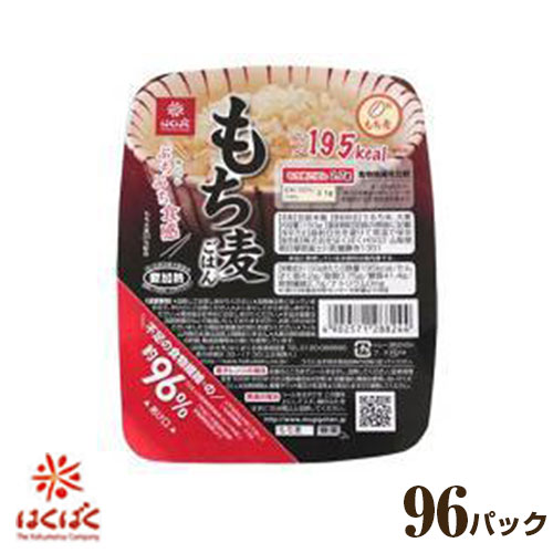 【96食】はくばく もち麦ごはん 無菌パック 150g×96パック  [まとめ買い] パックご飯 もち麦ごはん もち麦ご飯 レトルトご飯 米 ハクバク 巣ごもり 食物繊維 レンジ 無菌 もち麦[タモボ140]