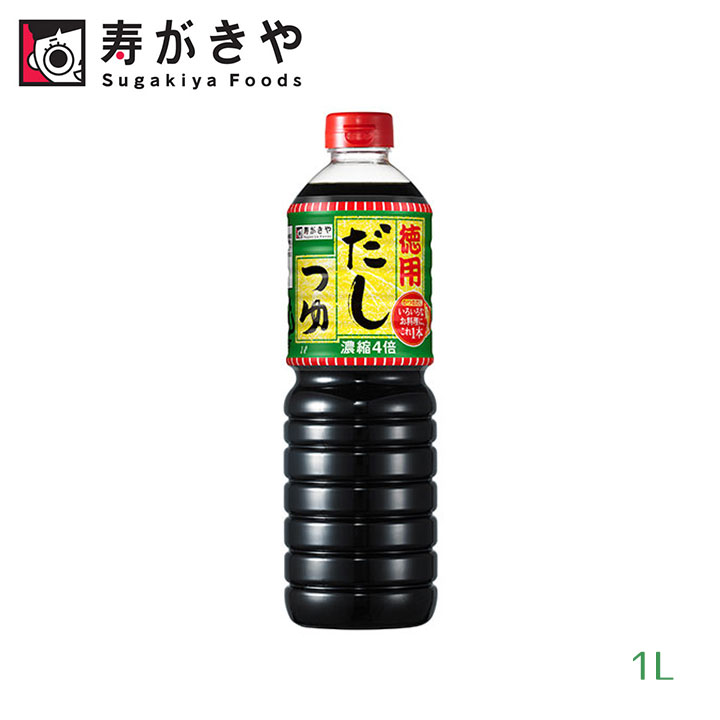 楽天市場】寿がきや 徳用だしつゆ 1L デカサイズ スガキヤ すがきや だしつゆ だし つゆ うどん そば 鍋に[A60] hs：グラニーレプラス  楽天市場店