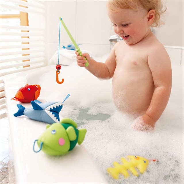 楽天市場 Haba お風呂の さかなつりゲーム ハバ 水遊び 魚釣り ギフト ハーフバースデー おもちゃのグランパパ 楽天市場店