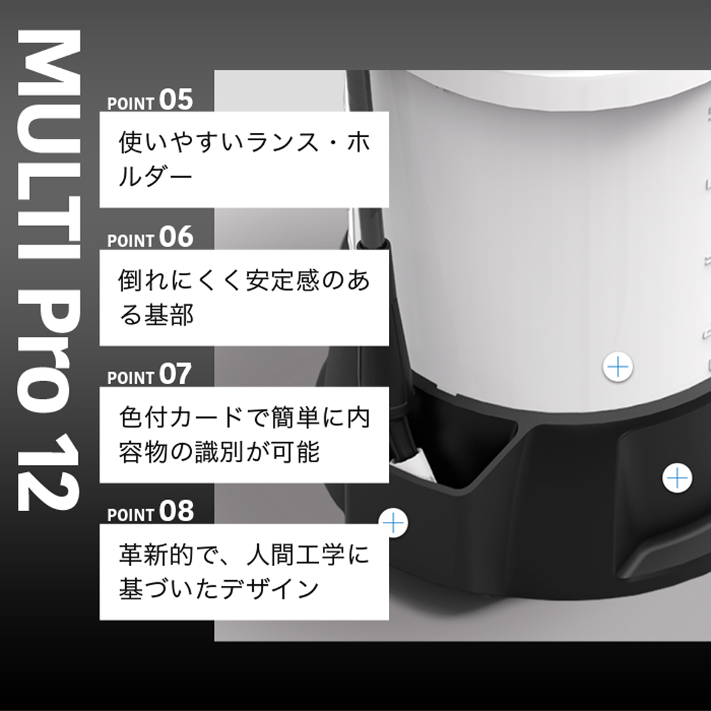 IK MULTI ゴイスペル sprayers 蓄圧式スプレー 日本語説明書付 Pro12 マルチプロ 高耐性タンク アイケイ Goizper ik  Group