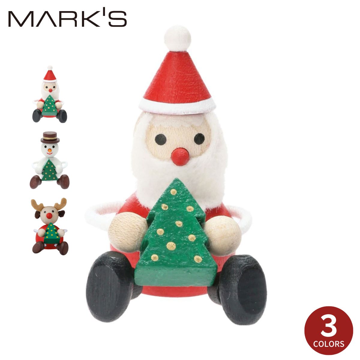 楽天市場】【30％OFF】木の人形・サンタクロース 人形 木 ハート 動物