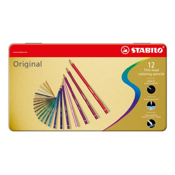 Amazon | STABILO 水彩色鉛筆 カーブオテロ 48色セット 1448-6