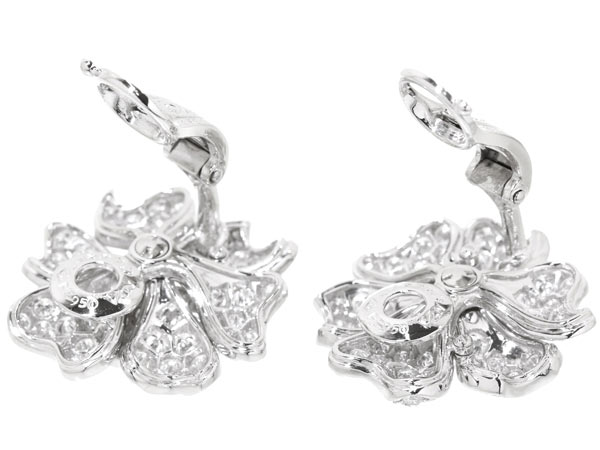 Gallery Rare Van Cleef Arpels Earrings Pavot Sm Flower Van Cleef Arpels Earrings Pavot Sm Flower Diamond Platinum 950 Pt950 Cli Jewelry Earclips