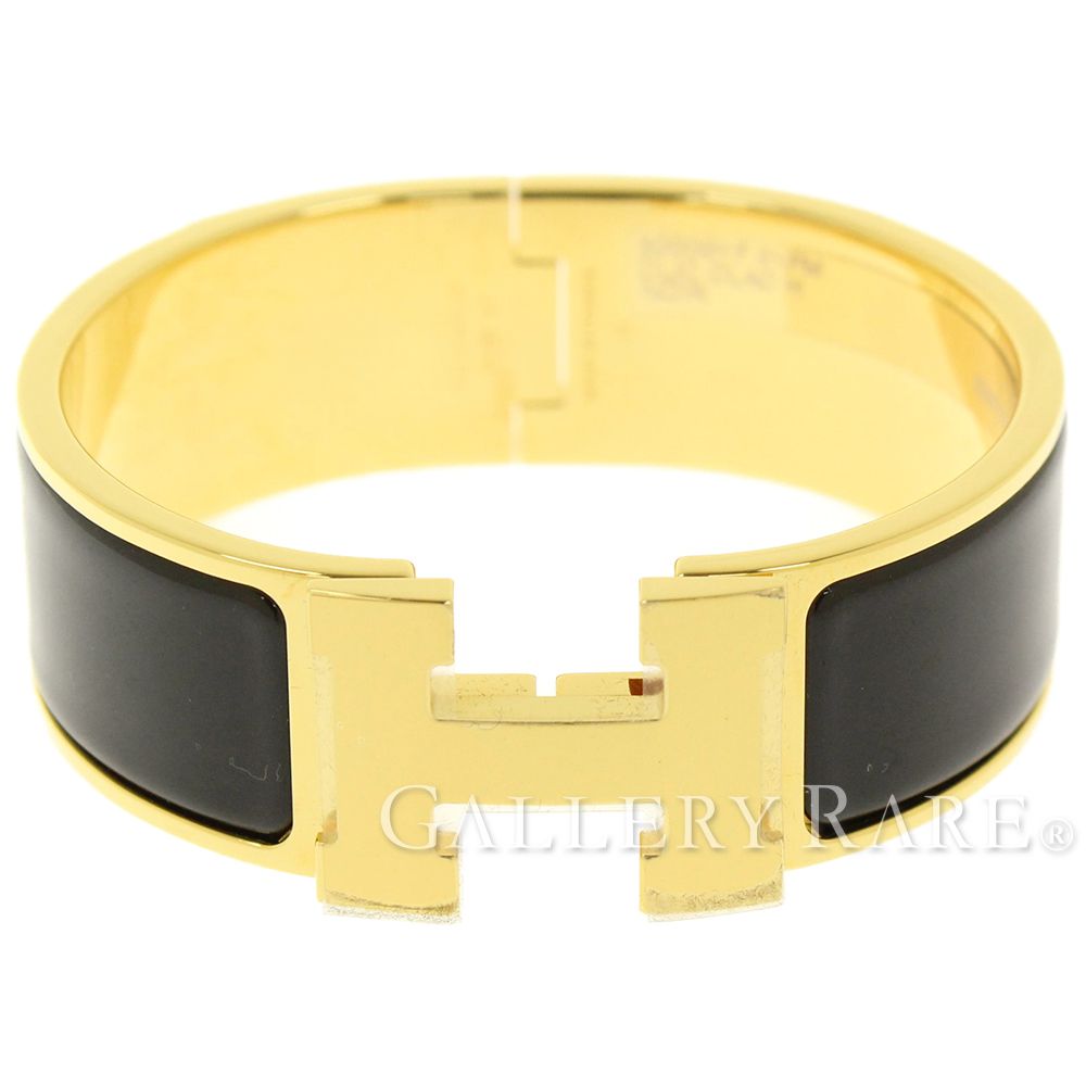 Gallery Rare Hermes Clic Clac H Size Pm Black Enamel Fashion Hermes Clic Clac H Size Pm Black Enamel Fashion Bracelet Authentic 4846307