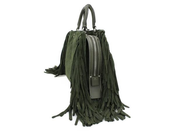 Gallery Rare Coach Handbag Roeg Cervo Suede Cloth Fringe 86824 Coach Handbag Roeg Cervo Suede Cloth Fringe 86824 Bag 3way Shoulder 1941 Collection