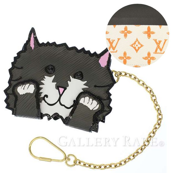 M638 パスケース ねこ モノグラム Bvlgari ルイヴィトン エルメス キャット カードホルダー 名刺入れ M638 ｎ 26f 名刺入れ ニコラ ジェスキエール カードケース ヴィトン ルイ ヴィトン グレース コディントン ギャラリーレア店送料無料 新品 カードケース