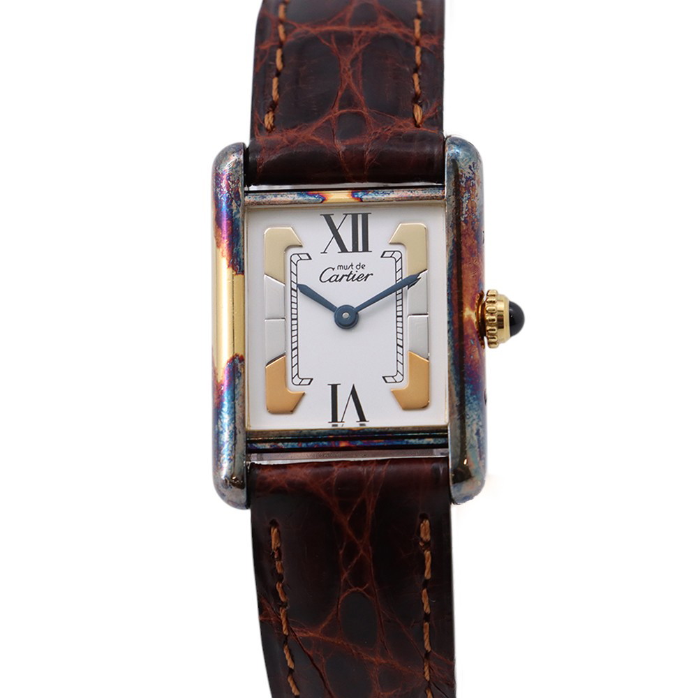 カルティエ 帆檣貯蔵タンク SM ヴェルメイユ W1006354 Cartier ウオッチ 白文字記号盤 【楽になること引きうける】 【中古】 カルティエ 帆檣貯蔵タンク Cartier カルティエ 中古
