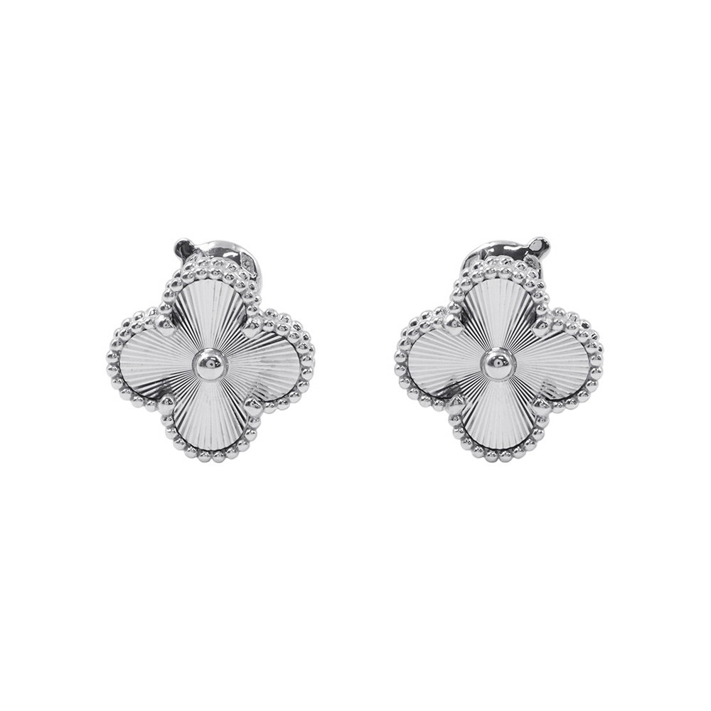 未使用✨VanCleef&Arpels ヴィンテージアルハンブラピアス ギヨシェ Van Cleef & Arpels - ヴァンクリーフ ギヨシェ ピアスの通販 by