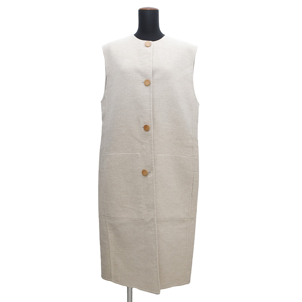 楽天市場】HERMES エルメス ジレ ロング ベルト付 レディース #36