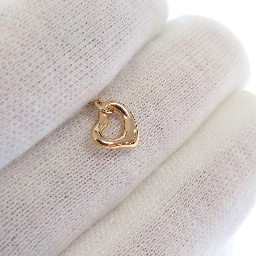 本物品質の ティファニー ピアス バイザヤード オープン ハート ダイヤモンド 計0 06ct K18pgピンクゴールド Fucoa Cl