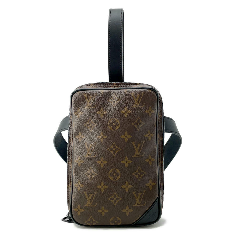 ロ*ー様 Louis Vuitton ブラック ショルダーバッグ クールに決まる【LouisVuitton】Sロック メッセンジャーバッグ