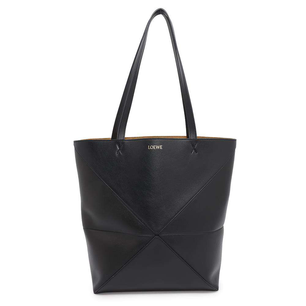 LOEWE ホワイト バッグ パズルフォルド トート（シャイニーカーフ） ホワイト - LOEWE