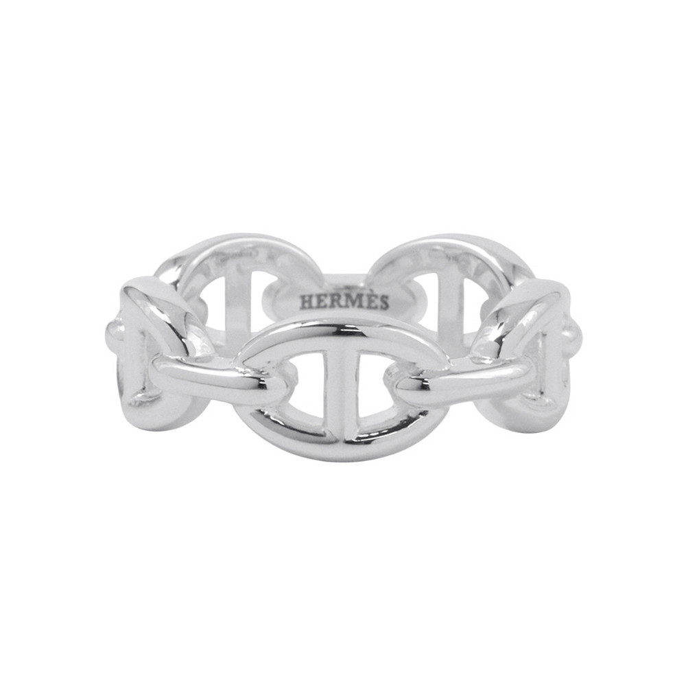 【お値下げ中】HERMES シルバー アンシェネリング GM 52 楽天市場】【☆ﾌﾞﾗｯｸﾌﾗｲﾃﾞｰ割引】【ｸｰﾎﾟﾝ5%OFF】エルメス／HERMES