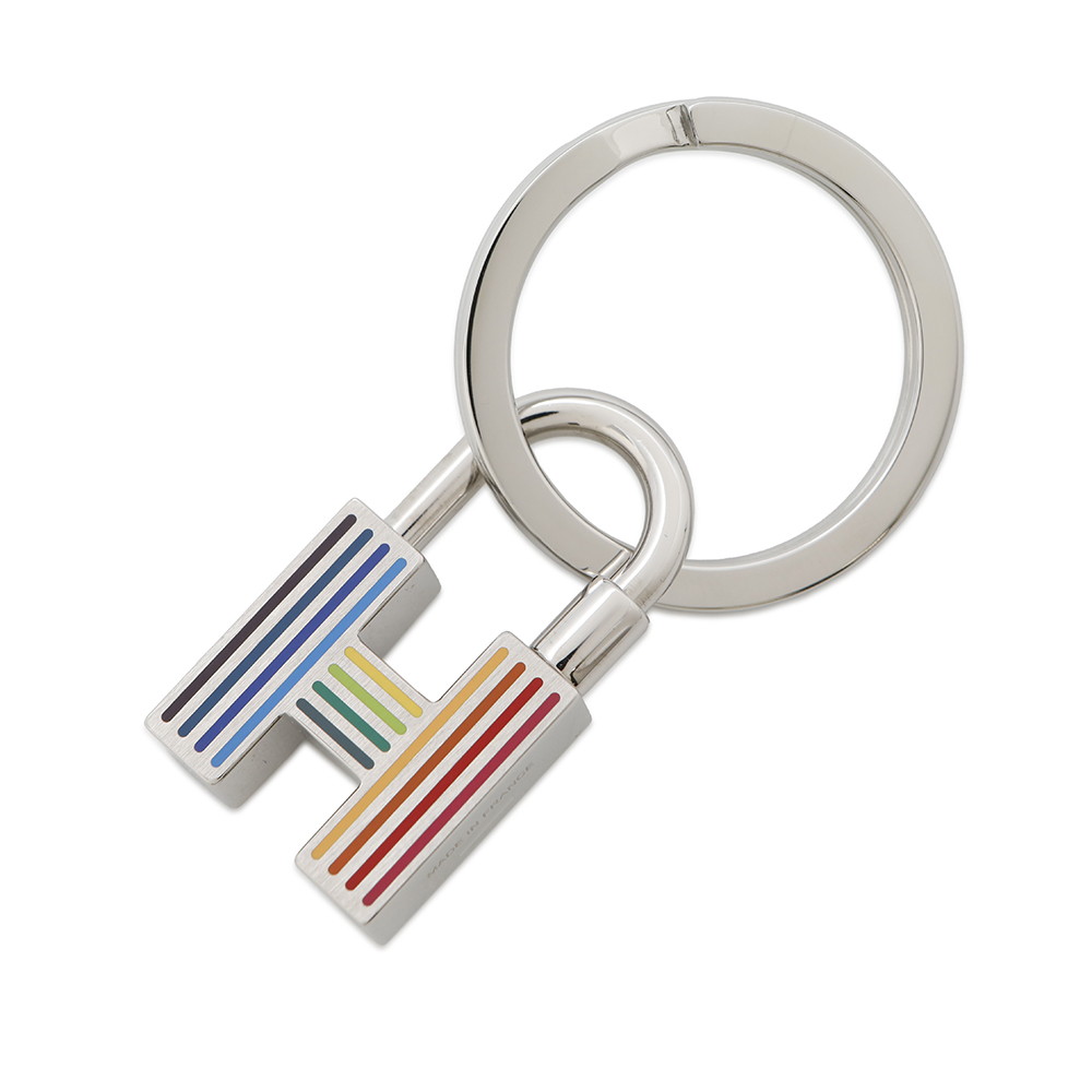【HERMES】レインボー カデナ｜遊び心あふれる限定キーホルダー HERMES お洒落な ◇ キーホルダー《クイズ・レインボー》カデナ