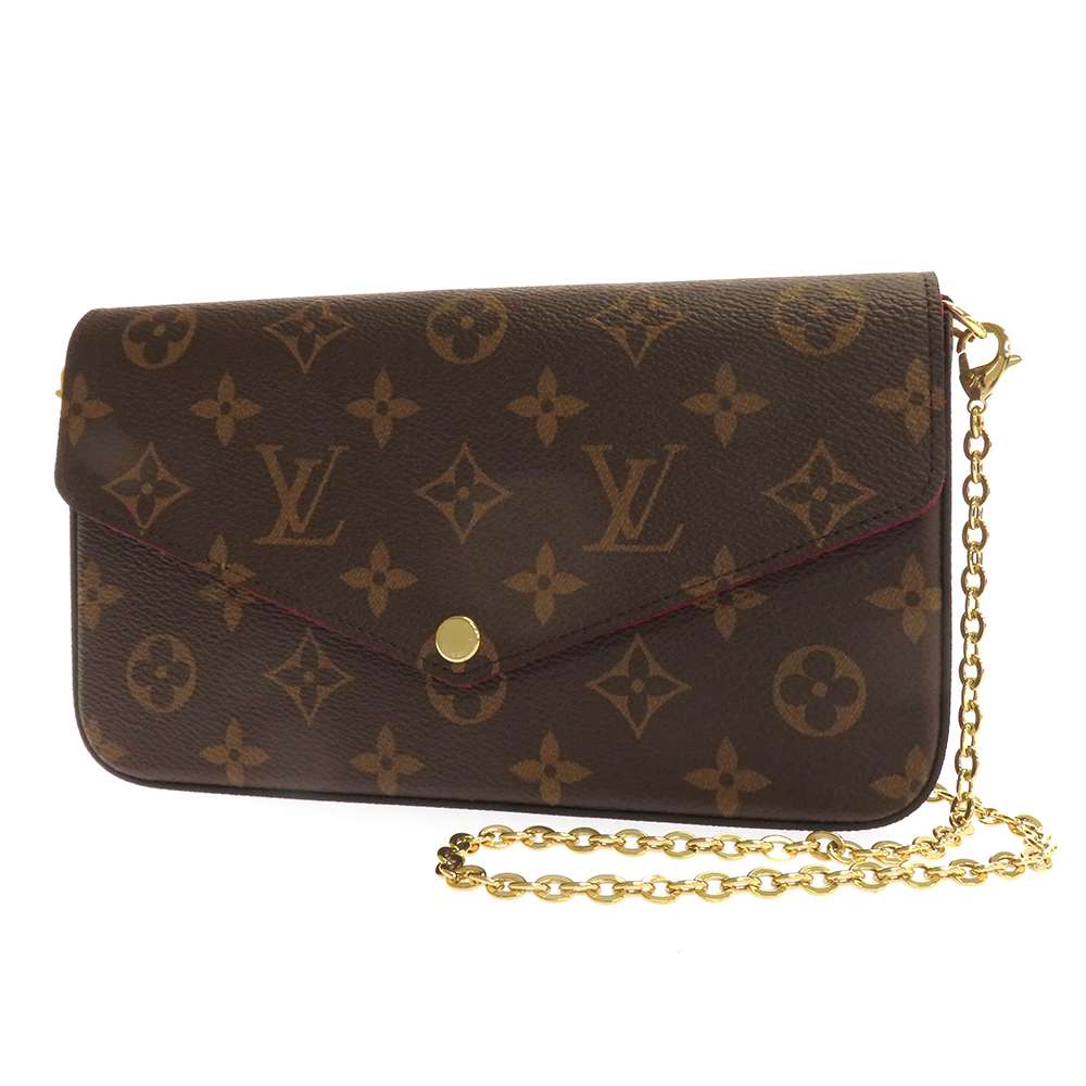 美品 モノグラムチェーンショルダー・ポシェット・フェリシー M61276 楽天市場】ルイヴィトン LOUIS VUITTON 長財布 ショルダーバッグ