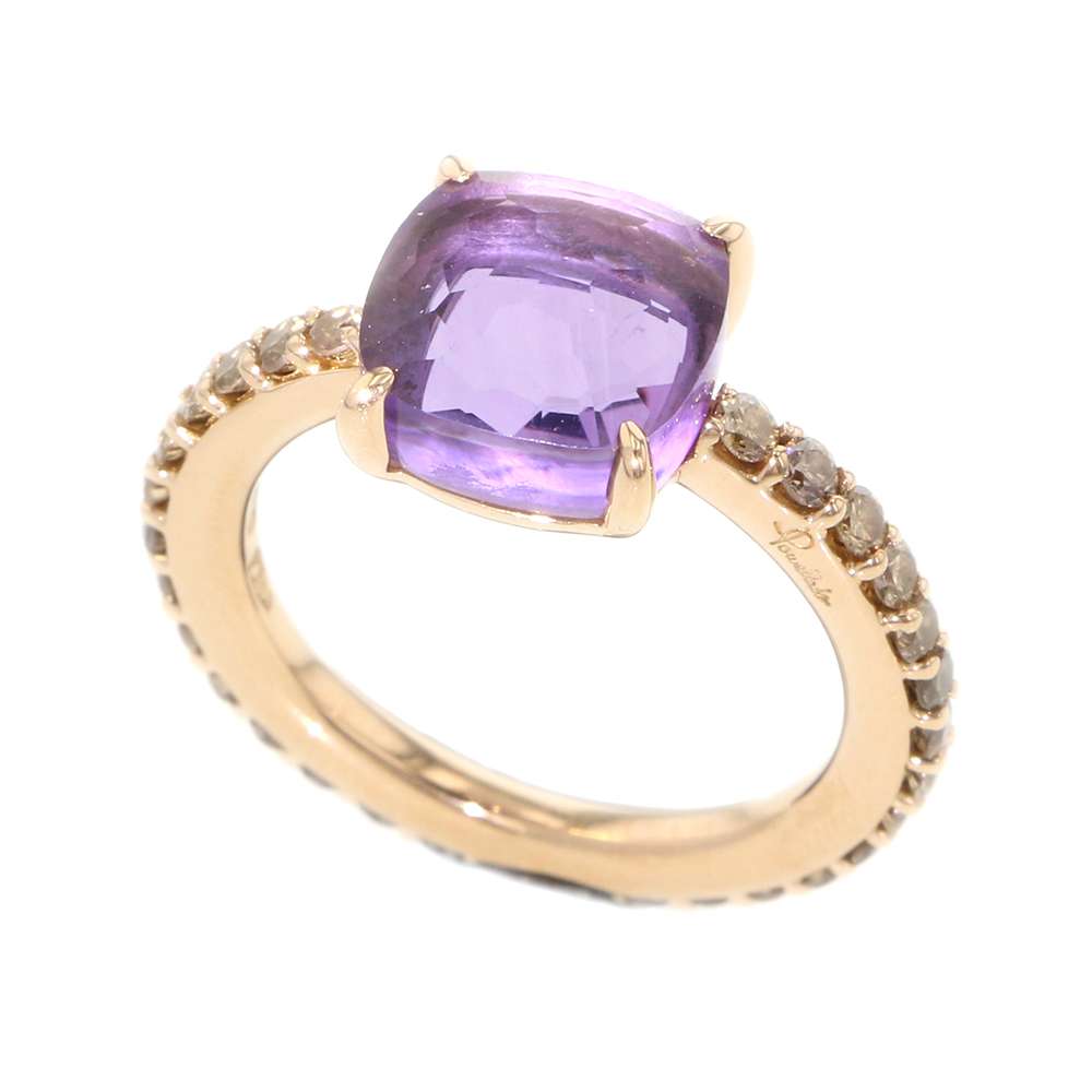 Pomellato ヌードリング　クラシック　#58 アメジスト アメシスト ヌード リング クラシック[PAA1100_O6000_000OI_54